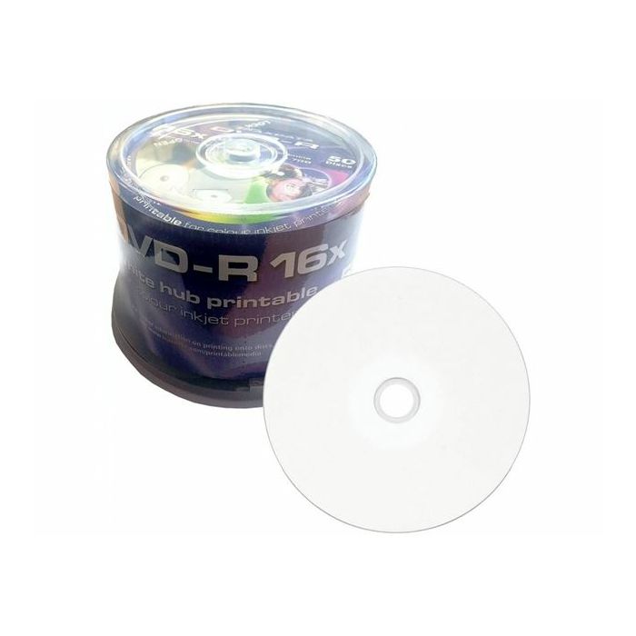 TRAXDATA OPTIČKI MEDIJ DVD-R 16X CAKE 50 WHITE FULL PRINTABLE