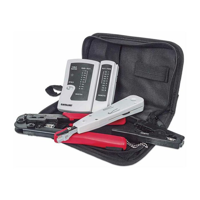 LAN Network Kit, LAN Tester/LSA punch down tool/Crimping Tool...