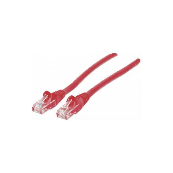 Intellinet prespojni mrežni kabel Cat.6 UTP PVC 0.5m crveni