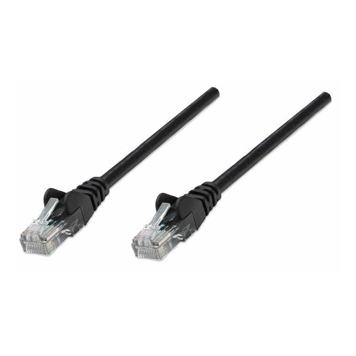 Intellinet prespojni kabel Cat.5e UTP PVC 0.5m crni