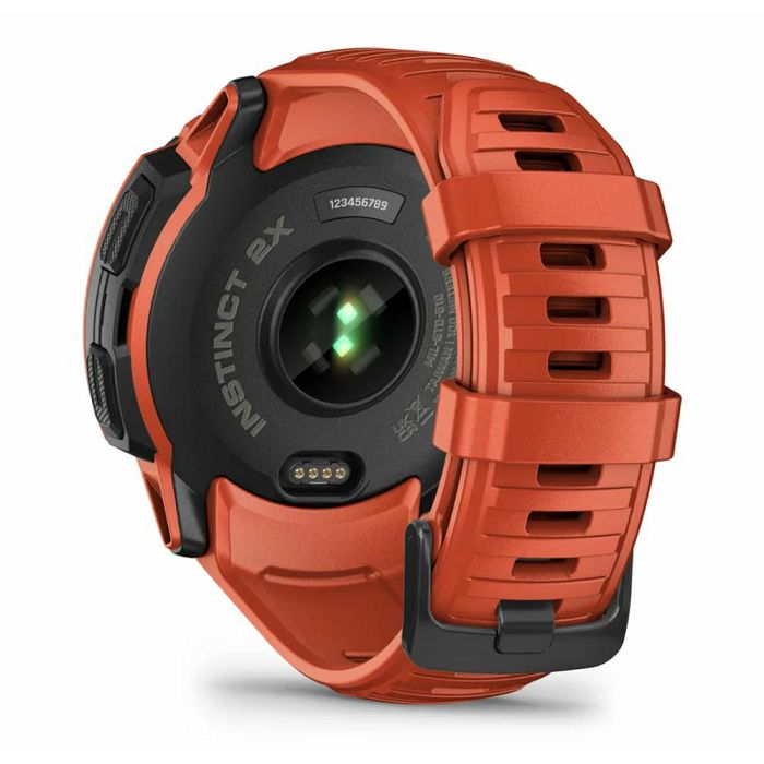 Pametni sat GARMIN Instinct 2X Solar, HR, GPS, multisport, crveni/crveni