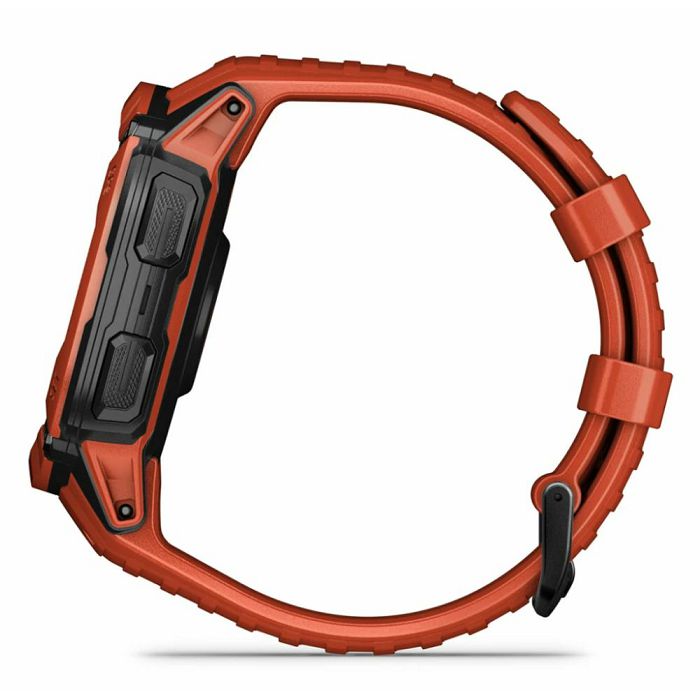 Pametni sat GARMIN Instinct 2X Solar, HR, GPS, multisport, crveni/crveni