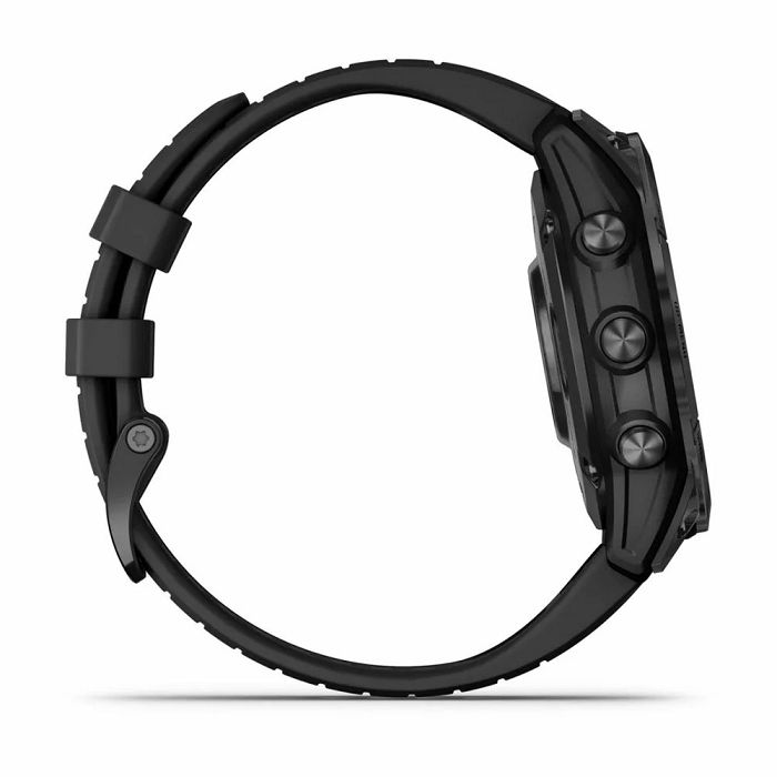 Pametni sat GARMIN Fenix 7 Pro Solar, HR, GPS, multisport, tamnosivi/crni remen