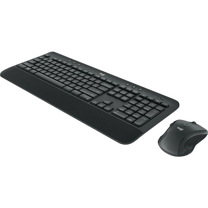 Tipkovnica + miš LOGITECH MK545 Advanced Combo, bežična, crna, Unifying receiver USB