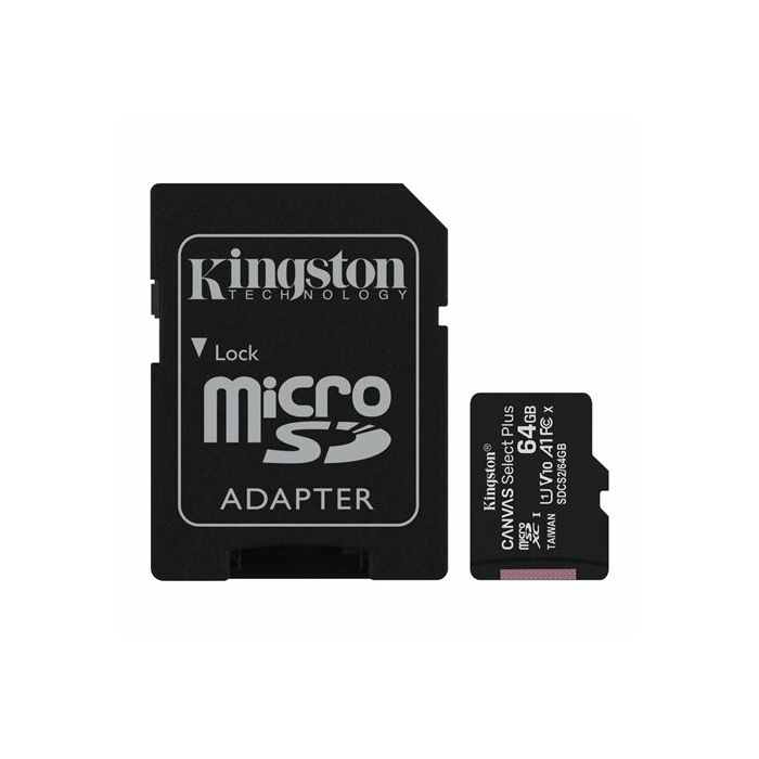 MEM SD MICRO 64GB Canvas Plus + ADP