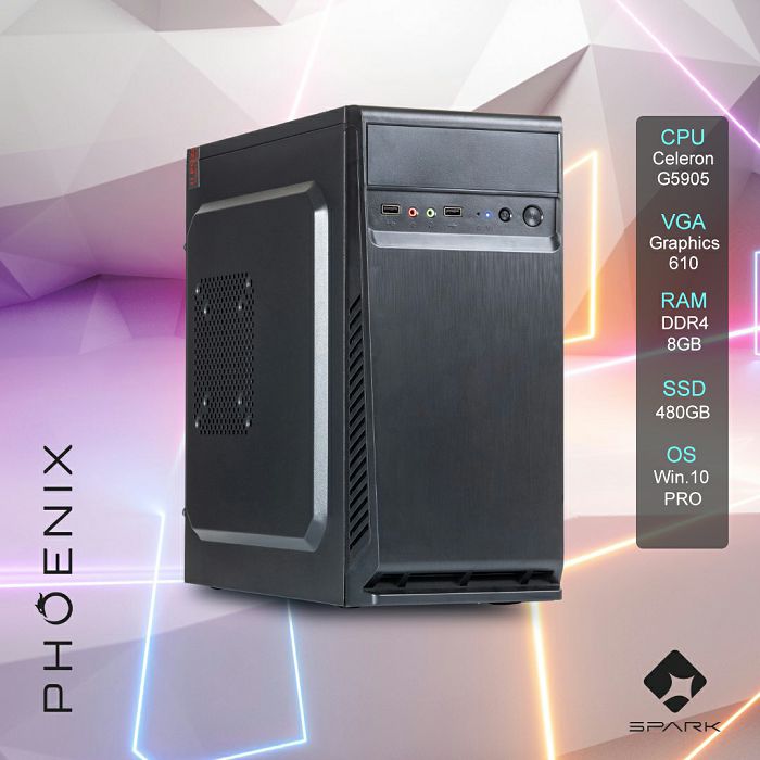 Računalo Phoenix SPARK Z-110 Intel Celeron G5905/8GB DDR4/SSD 480GB/Windows 10 Pro