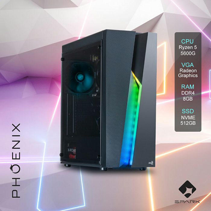 Računalo Phoenix SPARK Z-126 AMD Ryzen 5 5600G/8GB DDR4/NVME SSD 512GB
