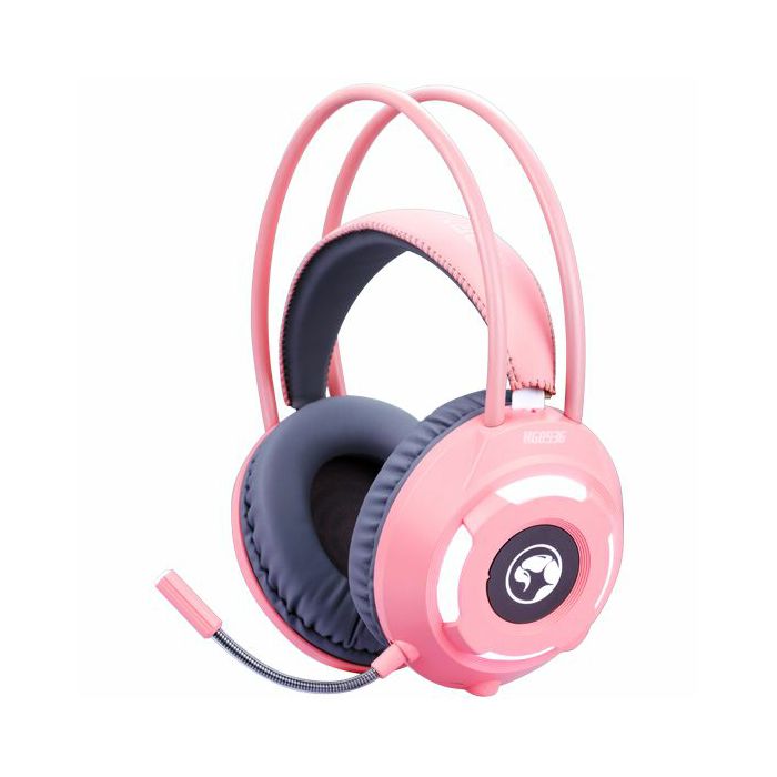 Slušalice MARVO SCORPION HG8936, mikrofon, LED, PC/PS4/PS5, roze