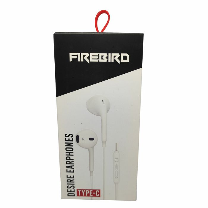 Slušalice FIREBIRD Desire CJ02, mikrofon, Type-C, bijele