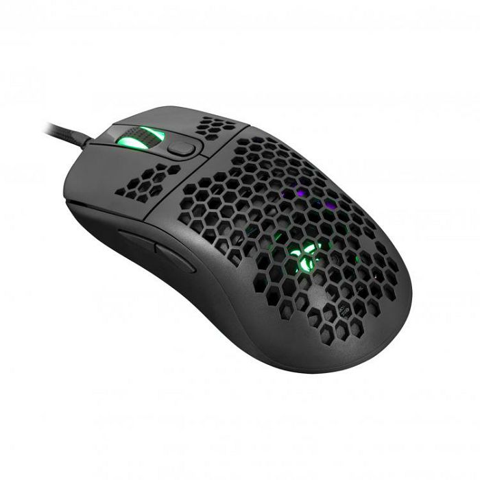 WHITE SHARK RGB gaming miš GALAHAD crni 6400dpi