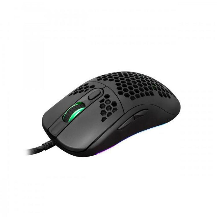 WHITE SHARK RGB gaming miš GALAHAD crni 6400dpi