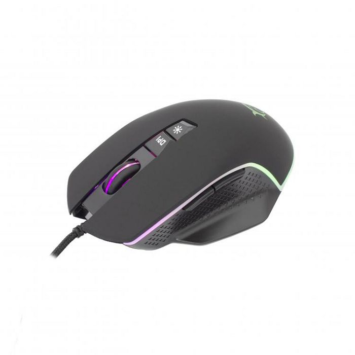 WHITE SHARK RGB gaming miš GM-5009 GARETH crni 6400dpi