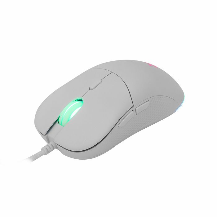 WHITE SHARK RGB gaming miš GM-5010 BAGDEMAGUS bijeli 7200dpi