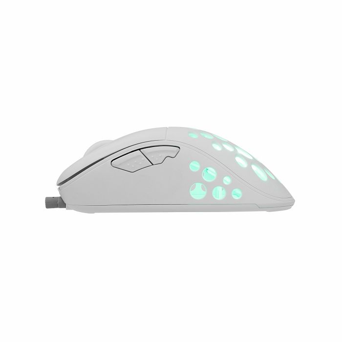 WHITE SHARK RGB gaming miš GM-5013 AZRAEL bijeli 12.800dpi