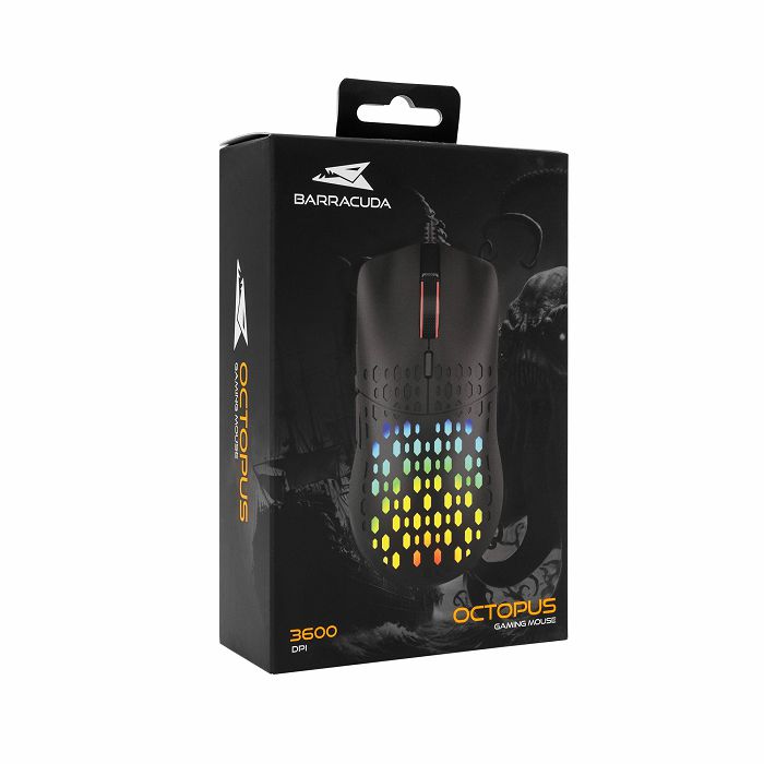 BARACUDA gaming miš BGM-021 OCTOPUS crni 3.200dpi