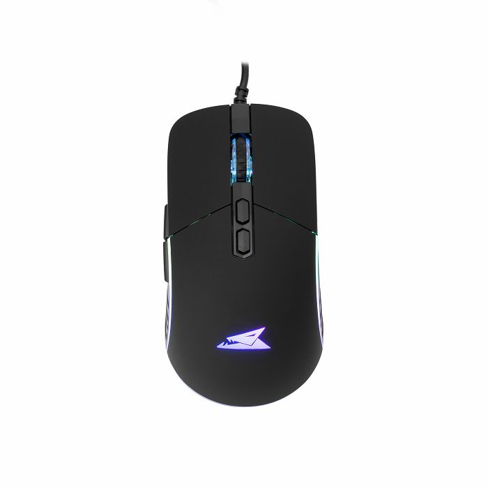 BARACUDA RGB gaming miš BGM-011 NAUTILUS crni 12.800dpi