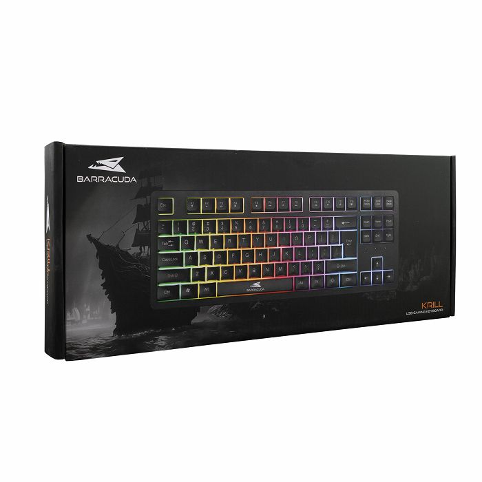 BARACUDA gaming tipkovnica BGK-01114 KRILL crna