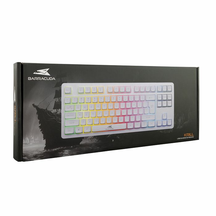 BARACUDA gaming tipkovnica BGK-01114 KRILL bijela