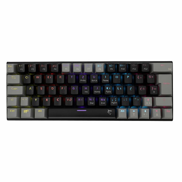 WHITE SHARK gaming mehanička tipkovnica GK-002112 WAKIZASHI crno siva crv.sw