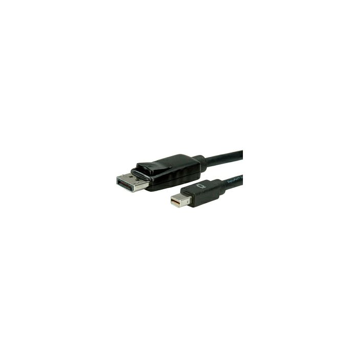 Roline VALUE DisplayPort kabel, DP - Mini DP, M/M, 1.0m, crni