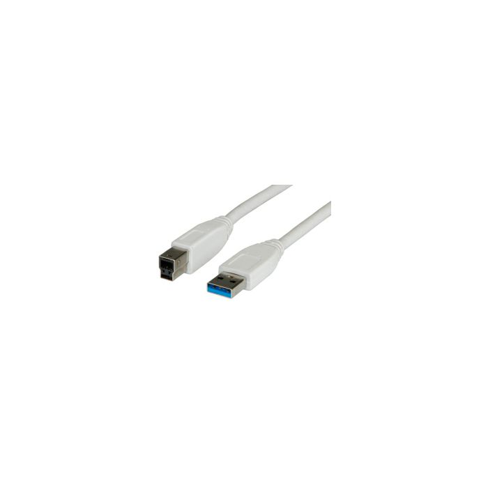 Roline VALUE USB3.0 kabel TIP A-B M/M, 3.0m, bijeli