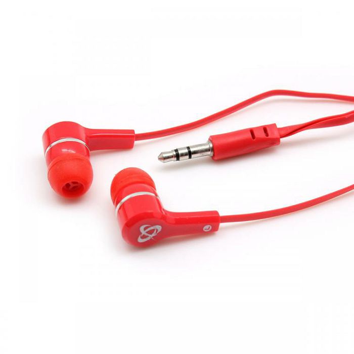 SBOX in-ear slušalice EP-003 crvene