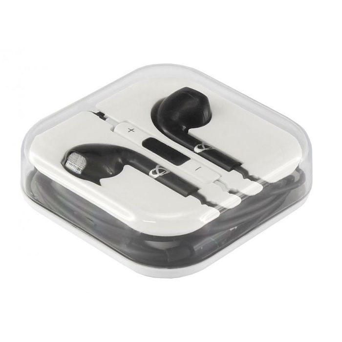 SBOX in-ear slušalice s mikrofonom IEP-204 crne