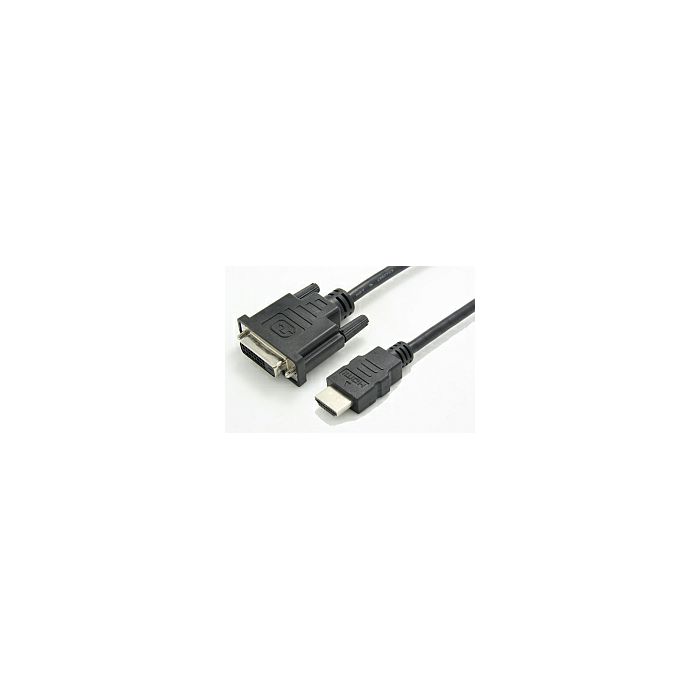 Roline VALUE adapter/kabel HDMI - DVI-D (24+1), M/F, 0.15m