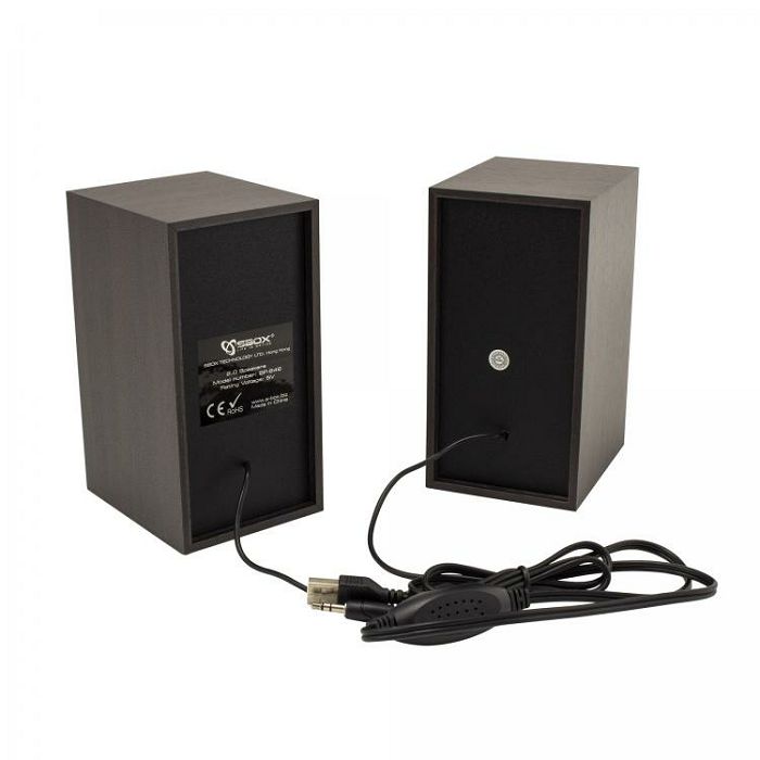 SBOX 2.0 stereo zvučnici SP-649 6W drveni