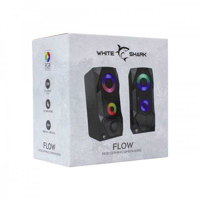 WHITE SHARK RGB gaming 2.0 stereo zvučnici GSP-634 FLOW