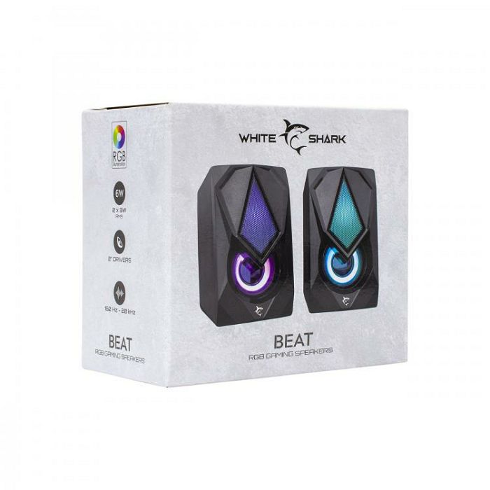 WHITE SHARK RGB gaming 2.0 stereo zvučnici GSP-619 BEAT