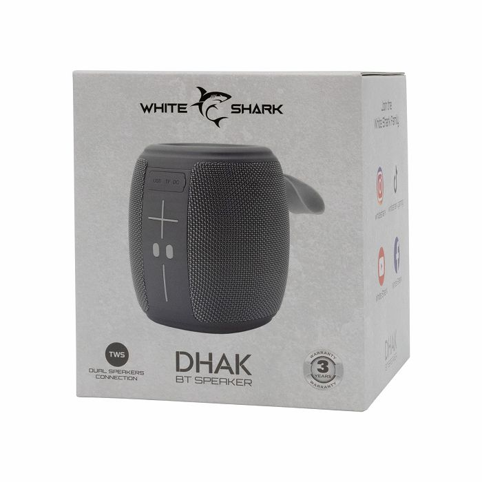 WHITE SHARK bluetooth zvučnik GBT-888 DHAK 5W sivi