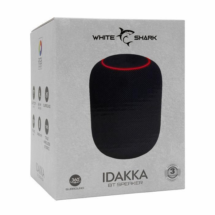 WHITE SHARK bluetooth zvučnik GBT-619 IDAKKA 10W crni