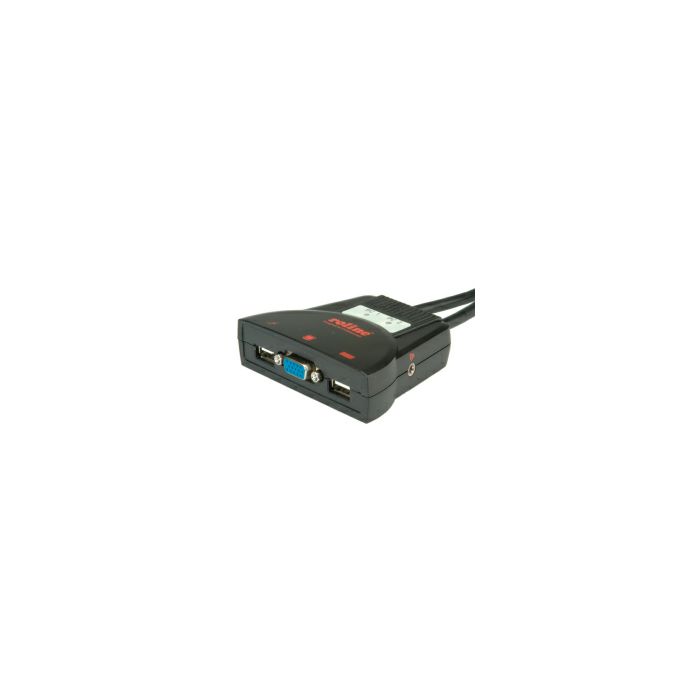 Roline KVM "Star" preklopnik (1 korisnik/2 PC), USB/Audio