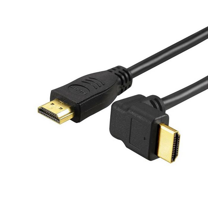 BIT FORCE kabel HDMI-HDMI 90° 1.4 M/M 1,5m