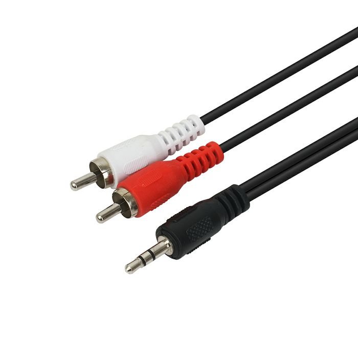 BIT FORCE kabel 3,5MM-2XRCA M/M 1,5m