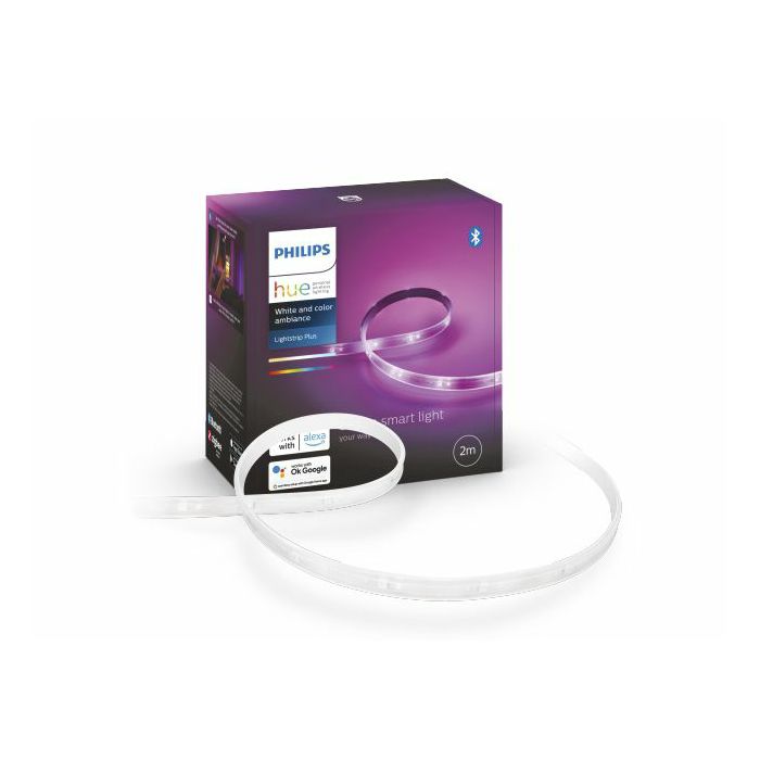 Pametna LED traka PHILIPS Hue Lightstrip Plus V4, sa adapterom, 2m