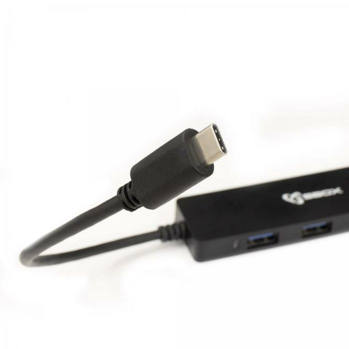 SBOX USB-C - USB-3.0 hub H-404C 4 utora