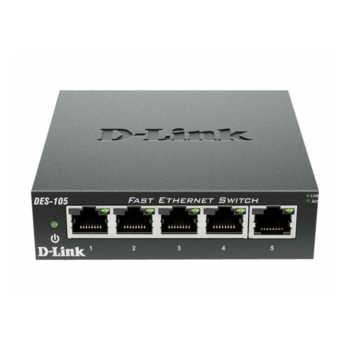 D-LINK 5-port 10/100 Housing Swtitch