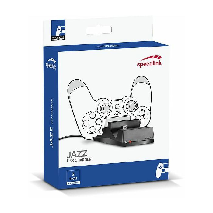 PS4 punjač SPEEDLINK Jazz, za 2 kontrolera