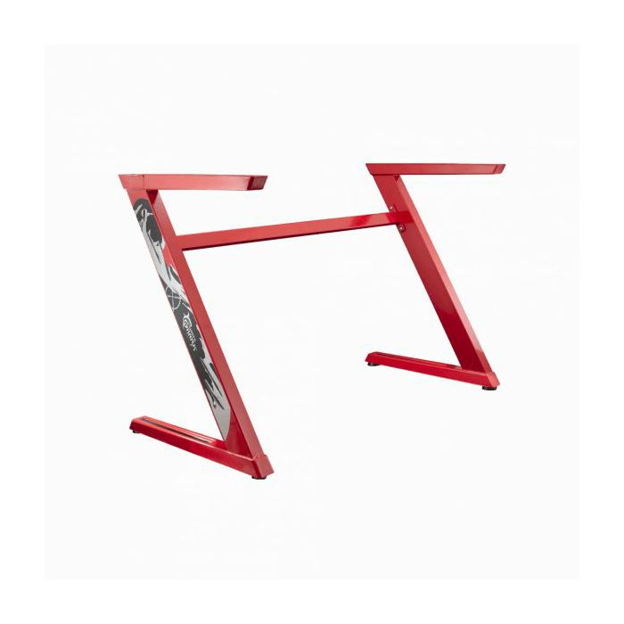 WHITE SHARK gaming stol ZZ-RED 120x60x72,5 cm