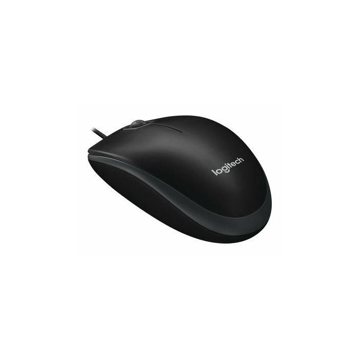 LOGI B100 optical Mouse Black USB OEM