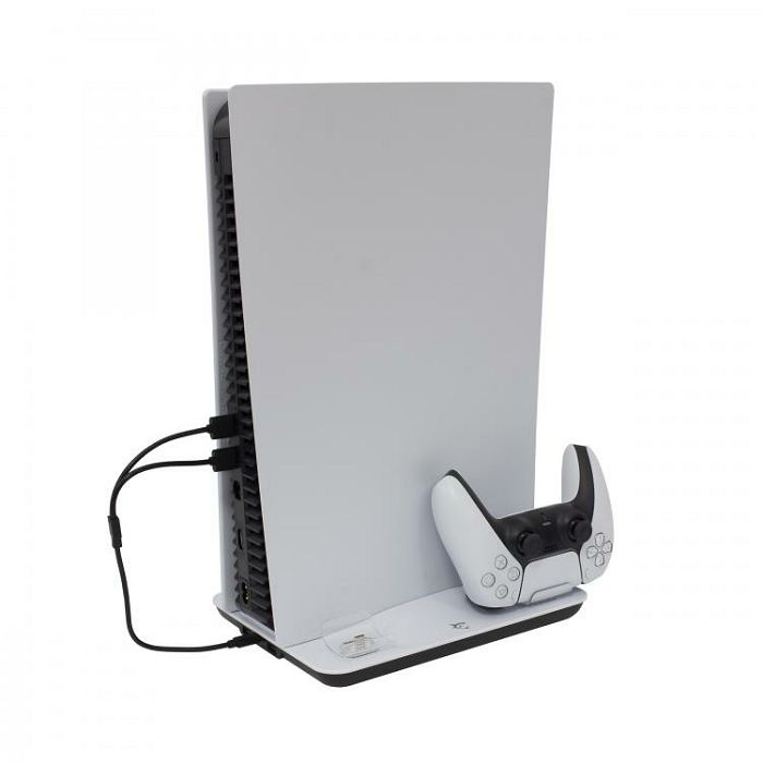 WHITE SHARK PS5 hladnjak + 2 dock-a za punjenje PS5-05102 GUARD bijeli