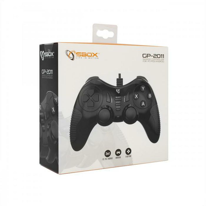 SBOX 3u1 gamepad GP-2011 - PC/PS3/ANDROID TV