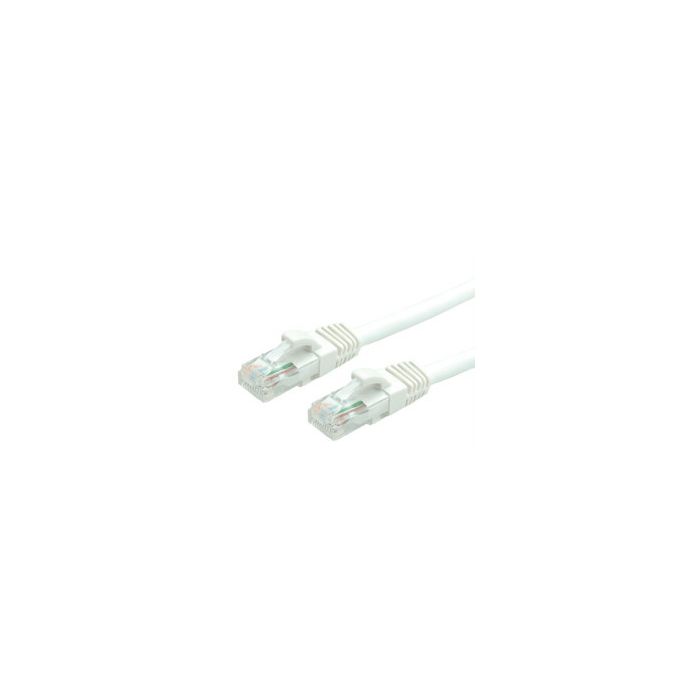 Roline VALUE UTP mrežni kabel Cat.6/Class E, halogen-free, 1.0m, bijeli