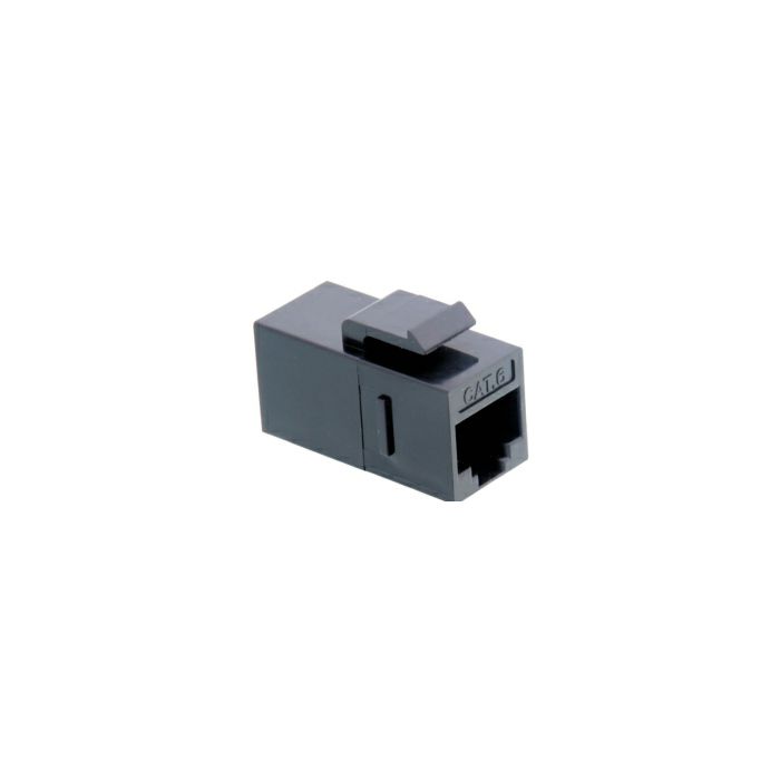 Roline VALUE RJ45 Keystone Modular Coupler Cat.6/Class E, UTP, crni