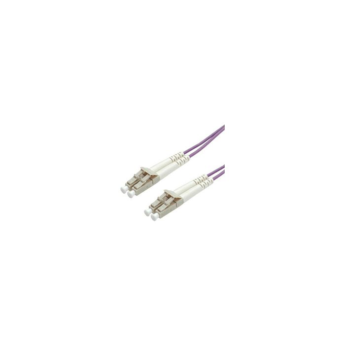 Roline VALUE optički kabel 50/125µm LC/LC Duplex, OM4, 2.0m, ljubičasti