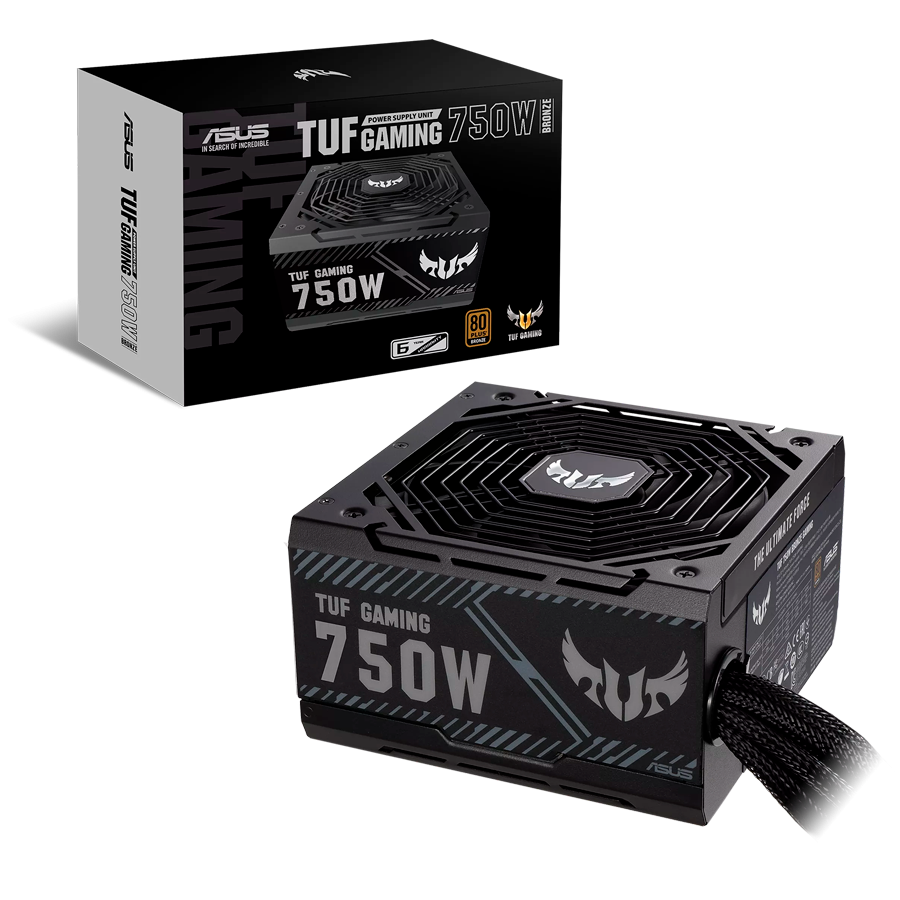 ASUS TUF Gaming 750W napajalnik, 80 PLUS Bronze, garancija 6 let - 90YE00D0-B0NA00-A