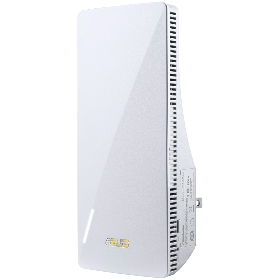 ASUS RP-AX58 AX3000 Dual-Band WiFi 6 (802.11ax) Razširjevalec dosega/ Razširjevalec AiMesh za brezhibno mrežo WiFi, deluje z skoraj vsakim WiFi usmerjevalnikom - 90IG07C0-MO0C10-A