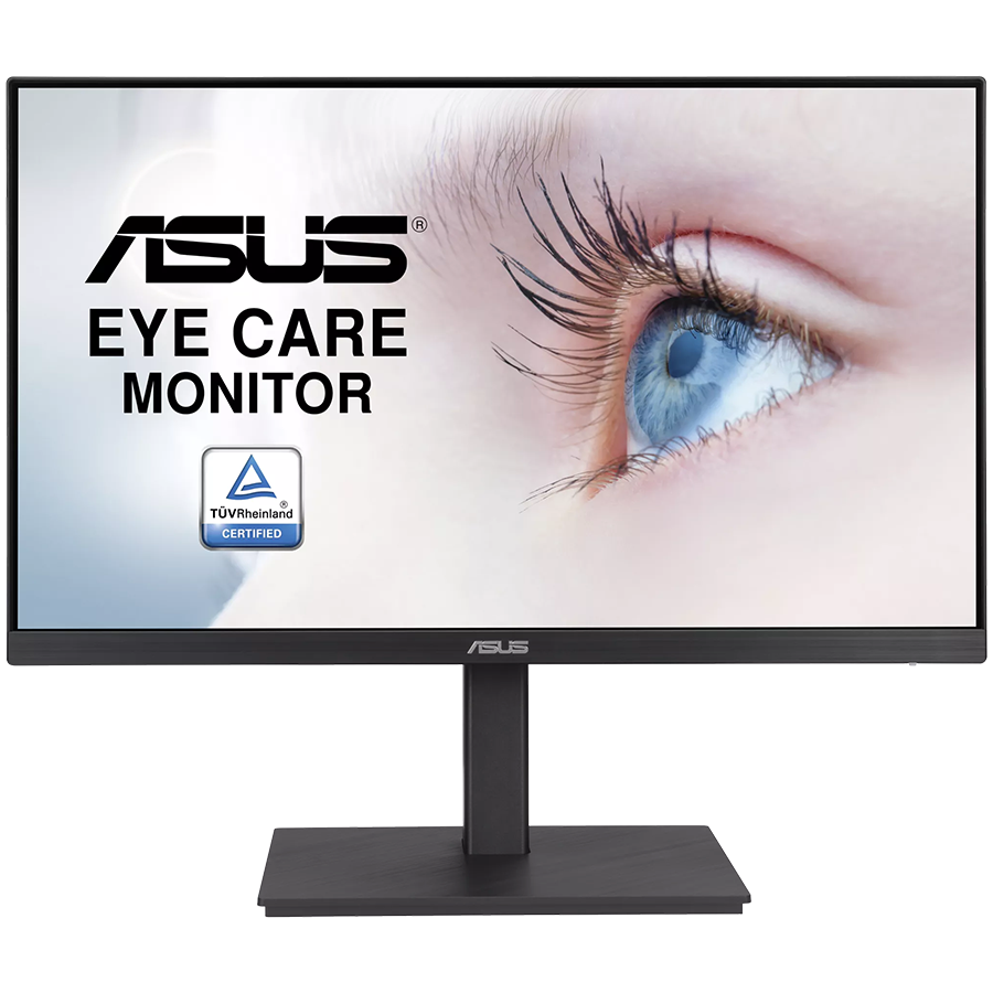 ASUS VA24EQSB Business Monitor - 24" (23.8" viewable), Full HD, IPS, Frameless, 75Hz, Adaptive-Sync, Low Blue Light, Flicker Free, Ergonomic Design, Wall Mountable - 90LM056F-B04170-A